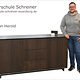 Porträt Sebastian Herold mit seinem Sideboard als Schreinermeisterstück