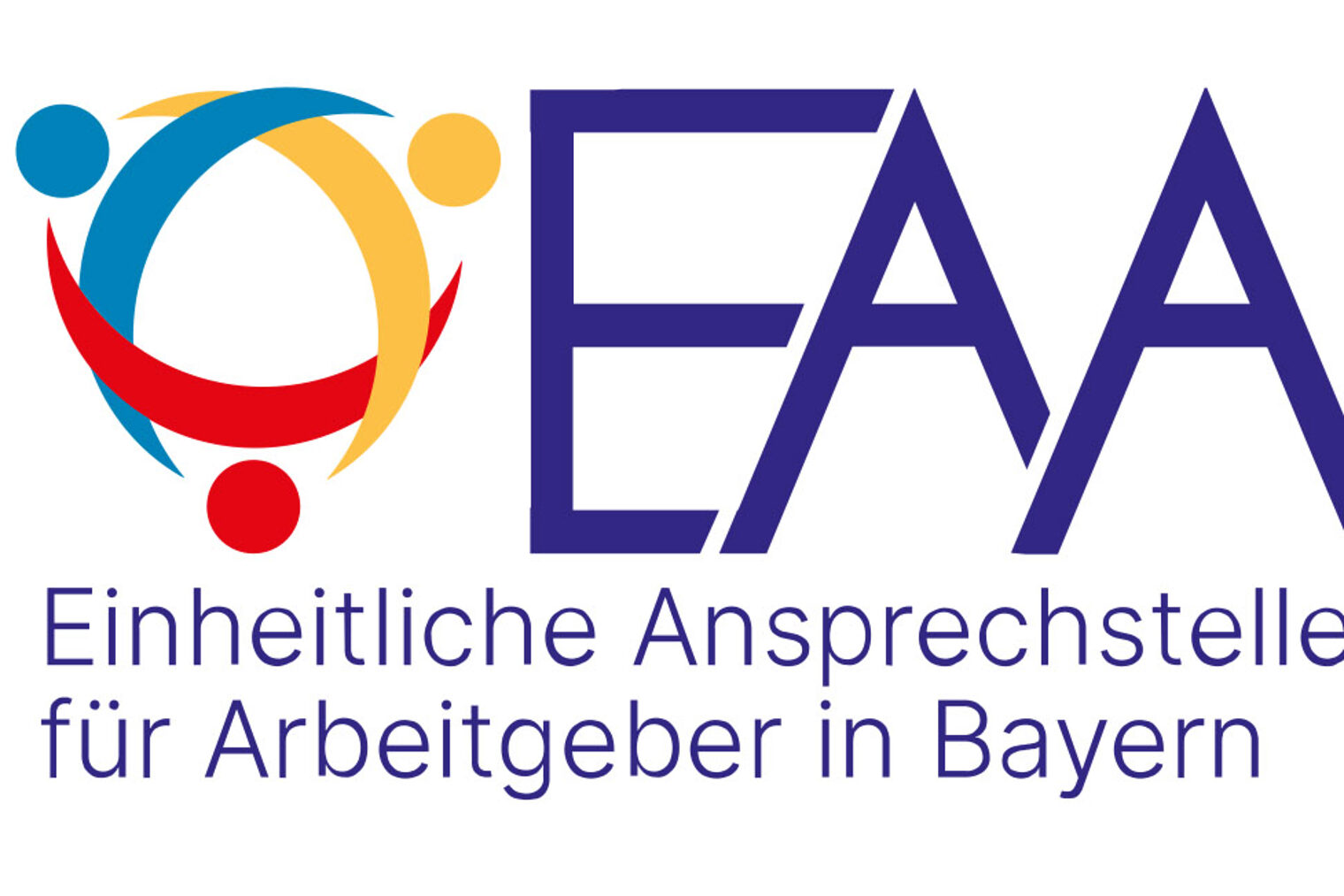 Logo EAA Bayern Textlogo mit Grafik der EAA Bayern
