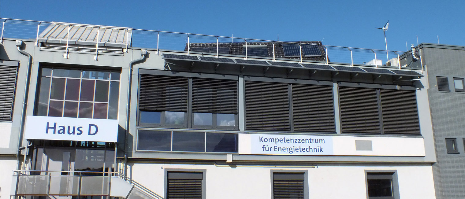 Außenansicht des Gebäudes des Kompetenzzentrums für Energietechnik