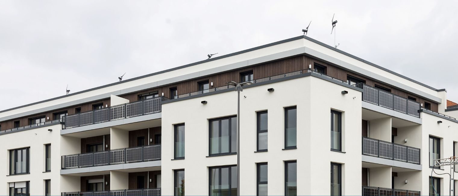 Energiearmes Mehrfamilienhaus in Würzburg