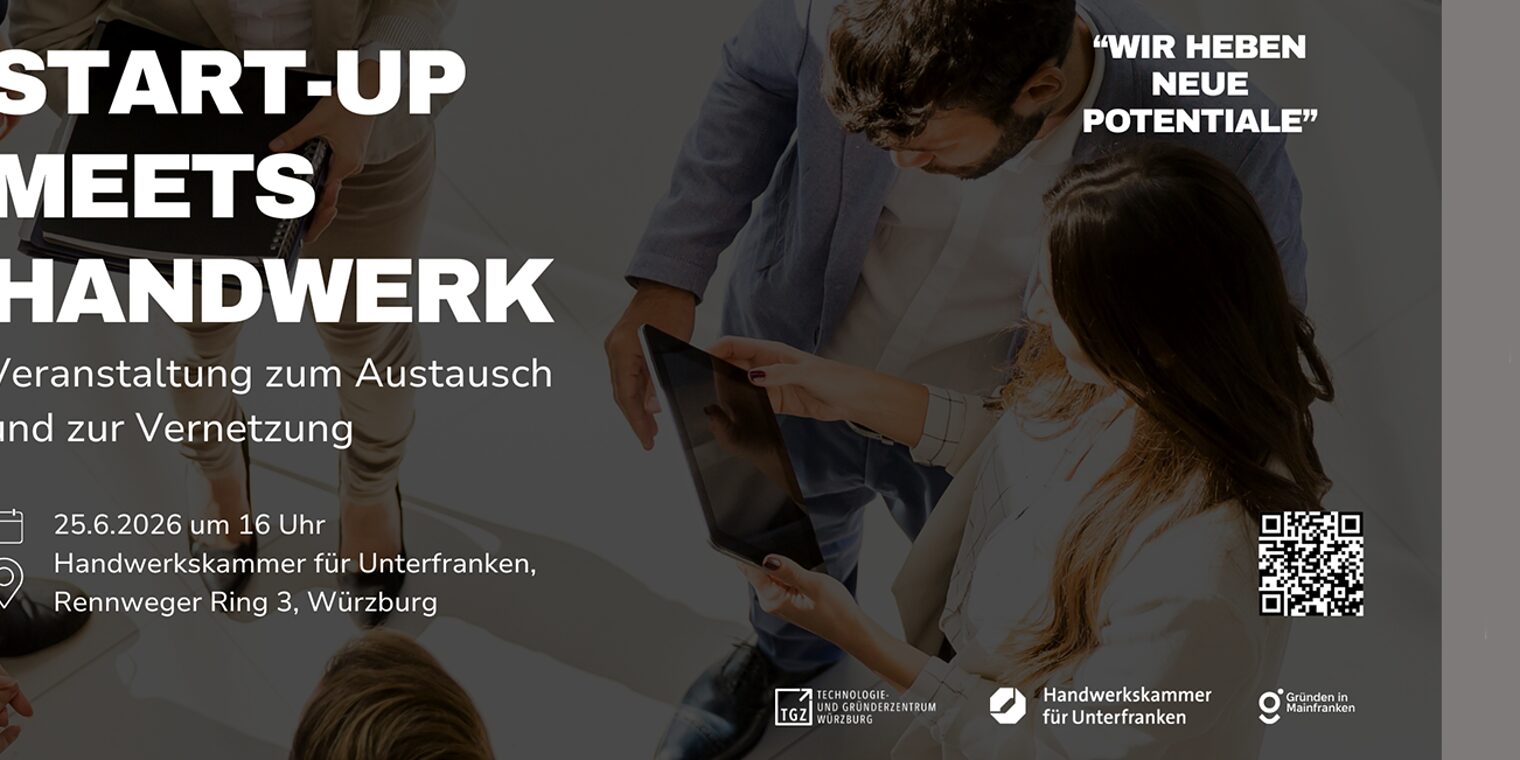 Ankündigung der Veranstaltung, Text mit Bild im Hintergrund, mehrere Personen schauen gemeinsam auf einen Laptop