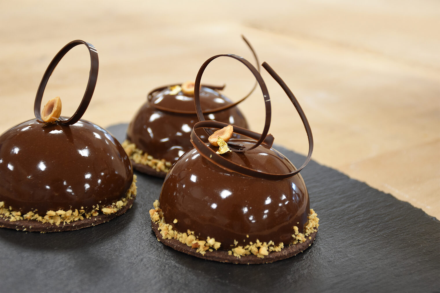 Desserttörtchen mit Schokoladen-Zimt-Moussse