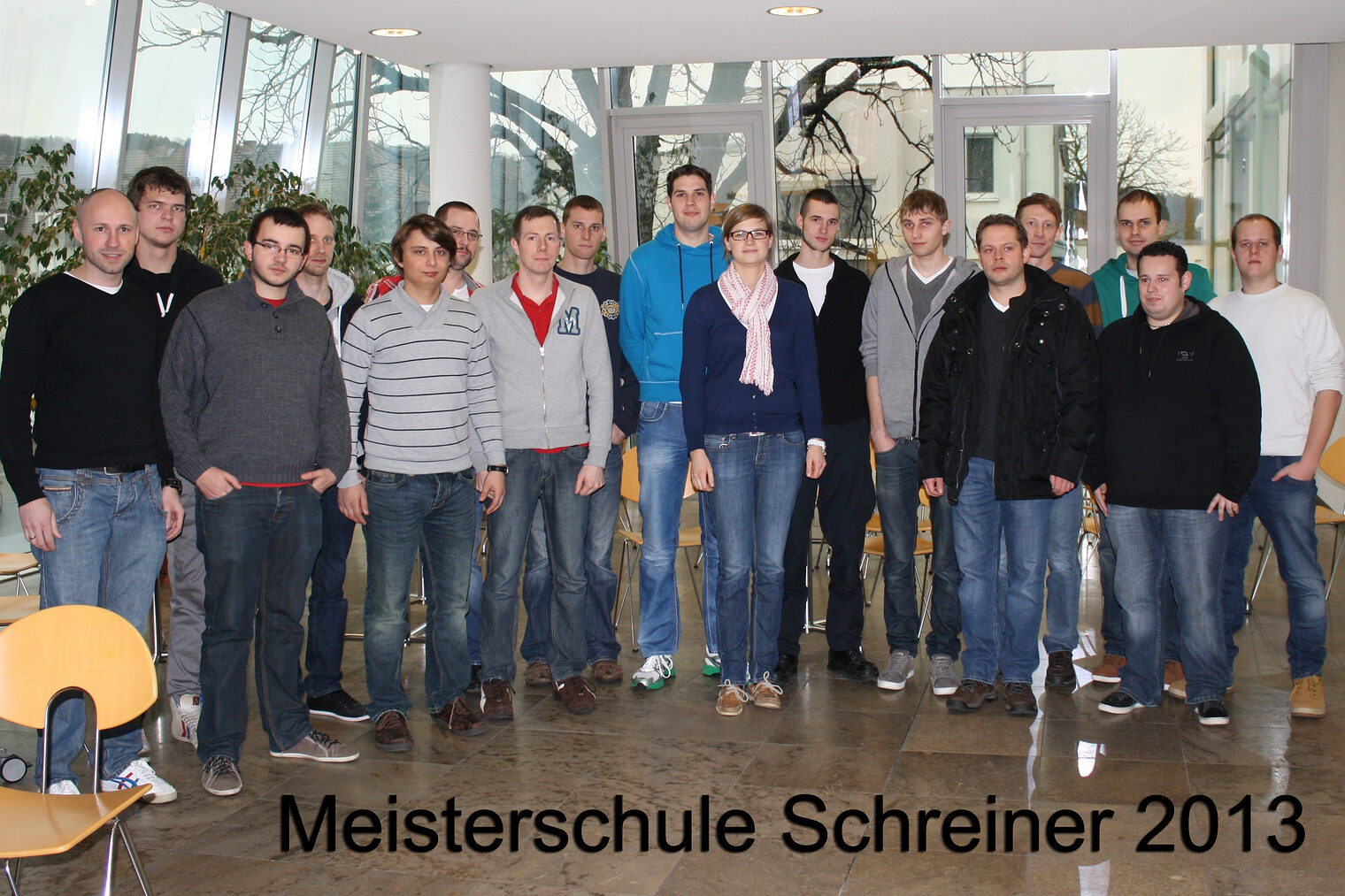 Gruppenbild Meisterschule Schreiner 2013