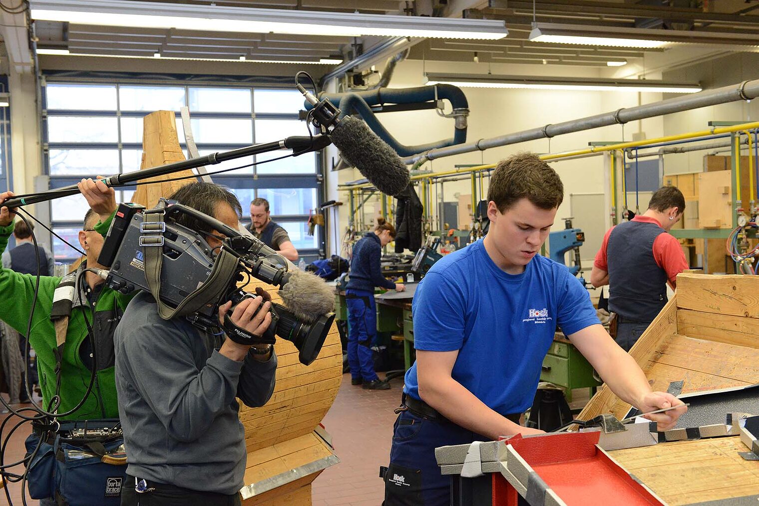 NHK -Japanischer Fernsehsender- besucht Spengler-Meisterschule Würzburg 03