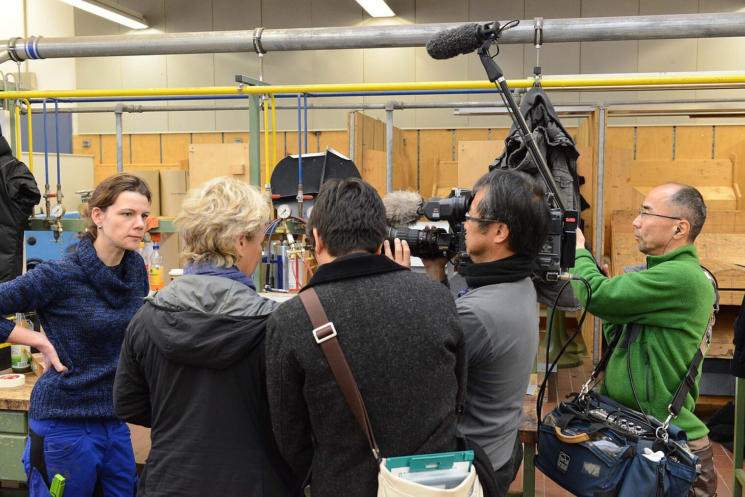 NHK -Japanischer Fernsehsender- besucht Spengler-Meisterschule Würzburg 18