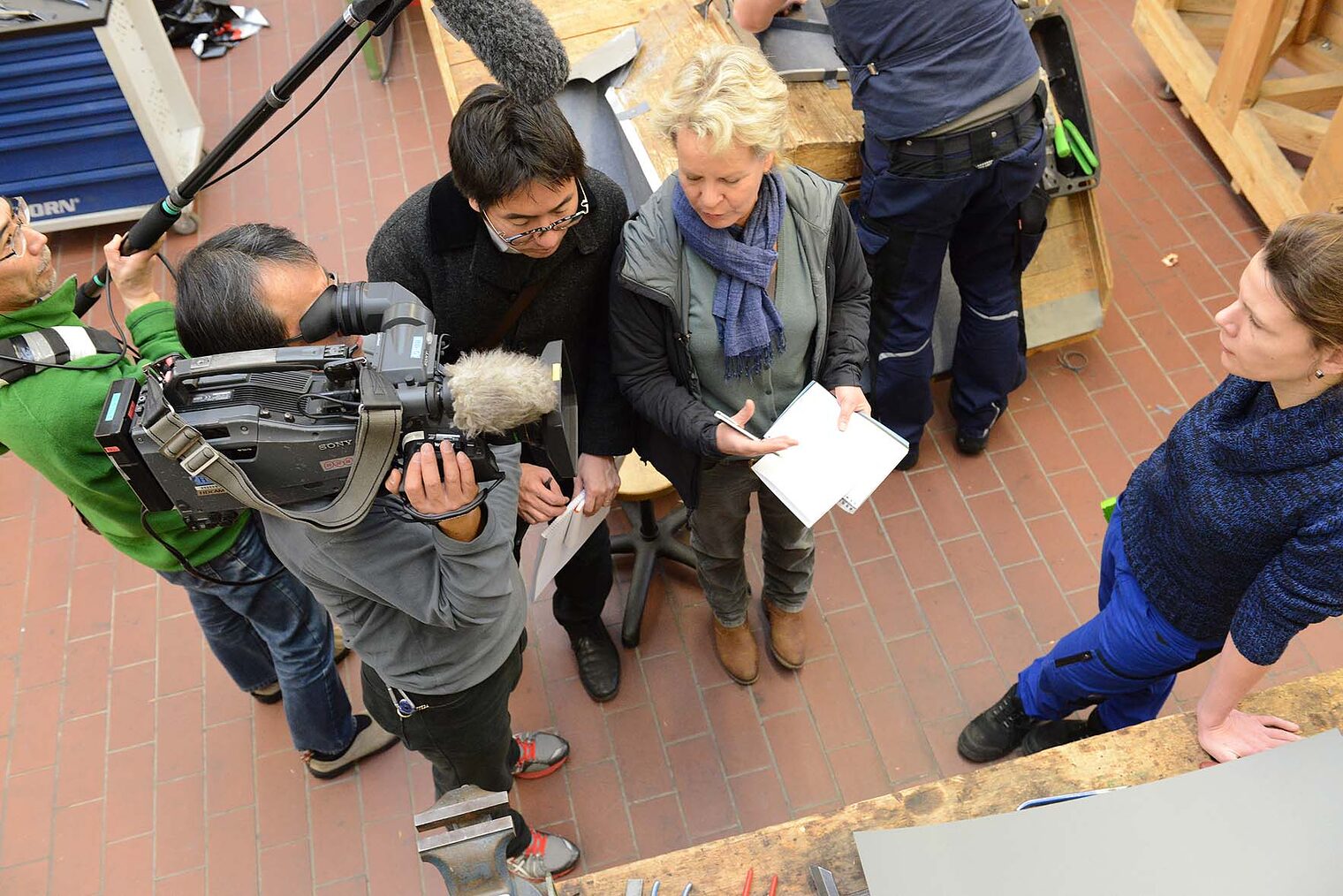 NHK -Japanischer Fernsehsender- besucht Spengler-Meisterschule Würzburg 20