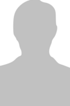 Silhouette eines Mannes, grau