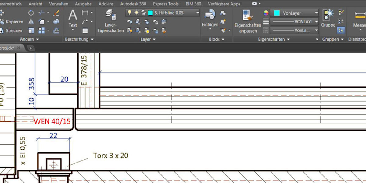 AutoCAD Aufbaustufe